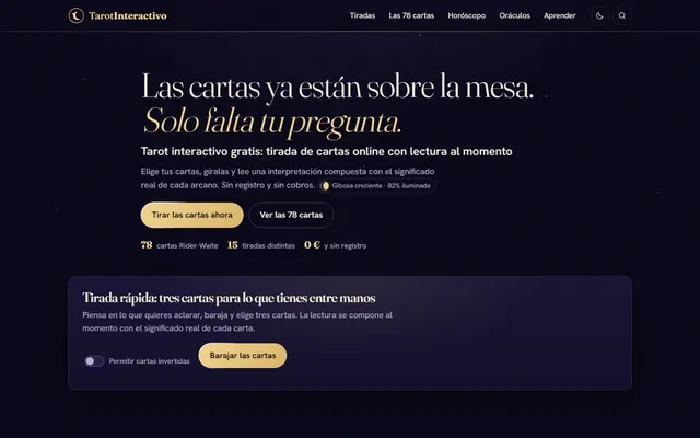 Web de Tarot Interactivo (tarot-interactivo.gratis)